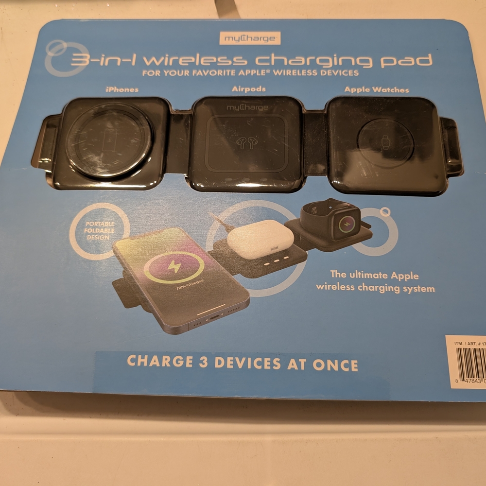 MyCharge 3-in-1 Wireless Charging Pad